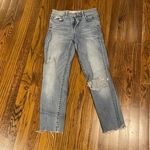 Lovers and friends skinny distressed jeans